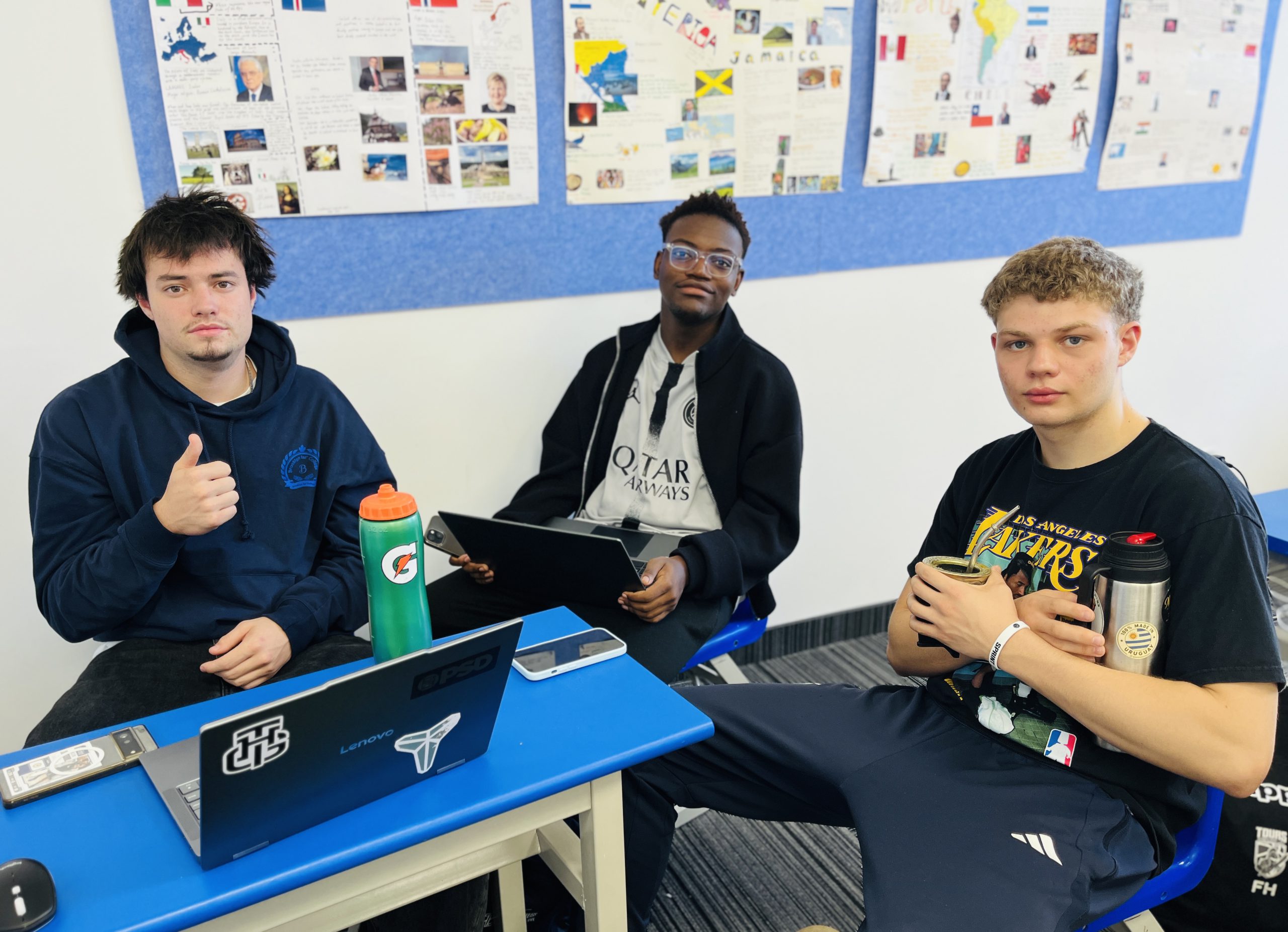 Language class in session